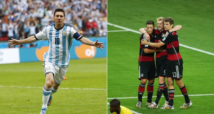 argentina, Fotbolls-VM, Brasilien, VM, Final, Tyskland